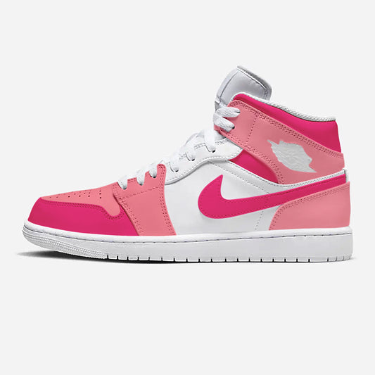 Pink jordans 1 mid - bbydesignsco