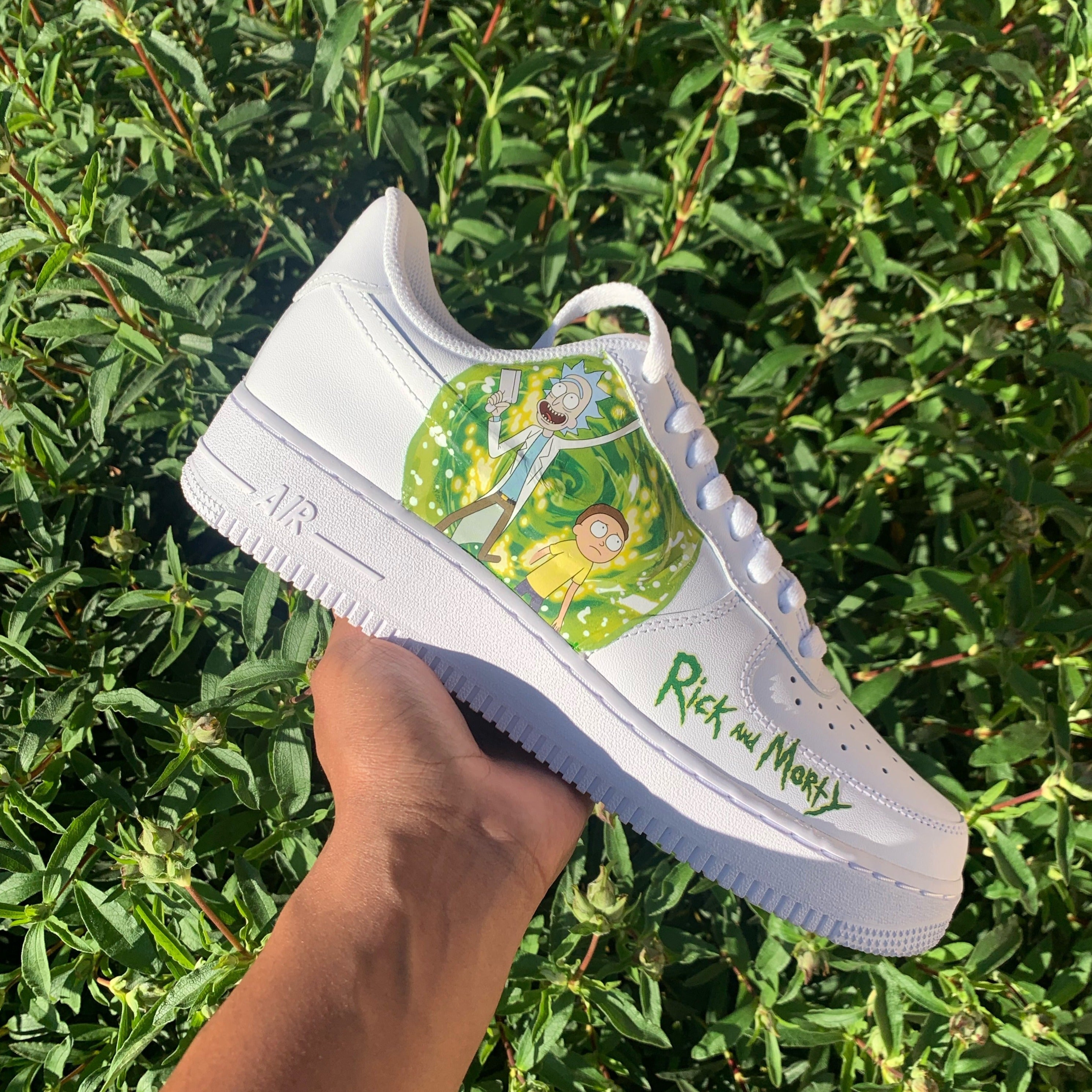 Rick and morty nike air hotsell force