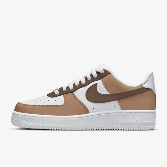 Custom sneakers af1 brown - bbydesignsco