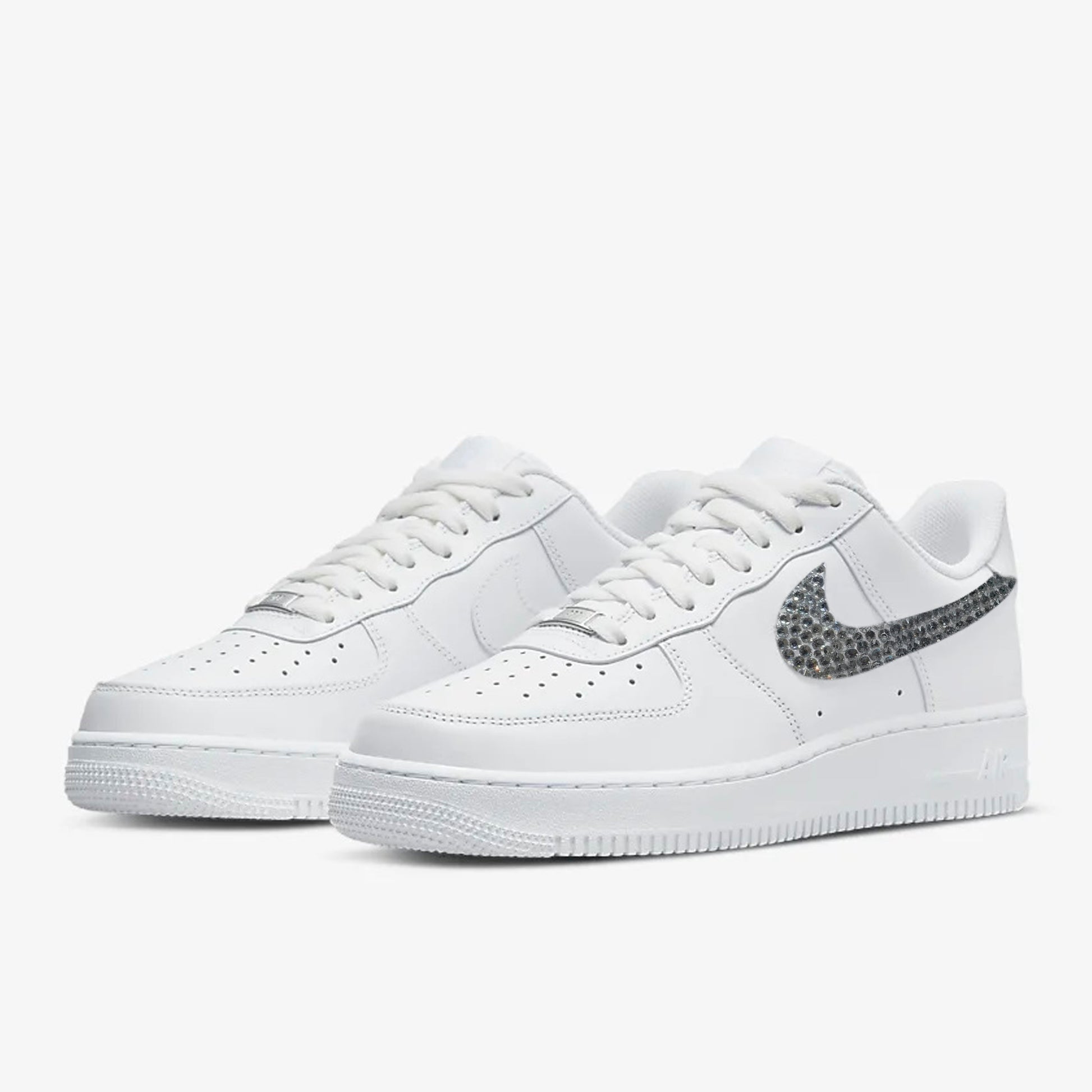 Diy Rhinestone Nike Bling Shoes All Over Bling AF1 High Tops