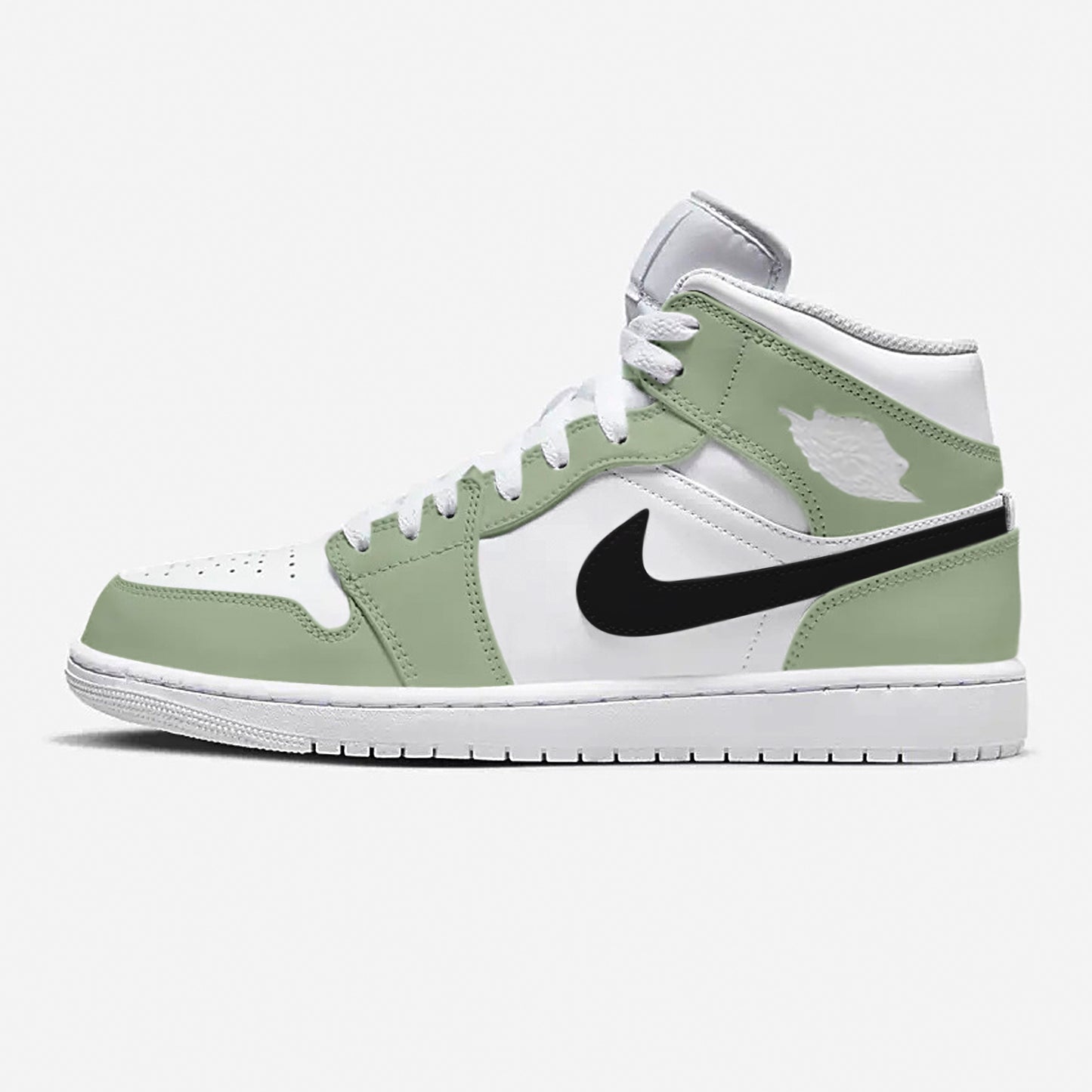 Olive Green & Black AJ1 Mid