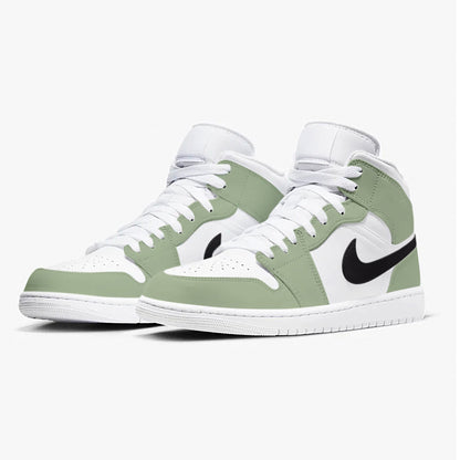 Olive Green & Black AJ1 Mid