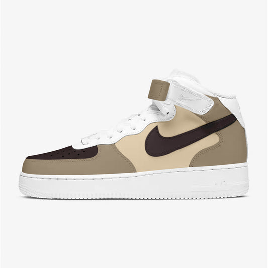 Moca & Dark Beige AF1 Mid