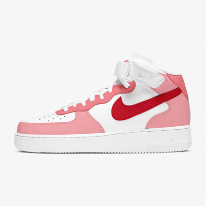 custom af1 pink mids - bbydesignsco