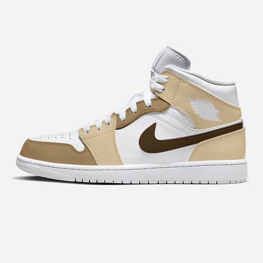 Customised Air Jordan 1 Creamy Tan