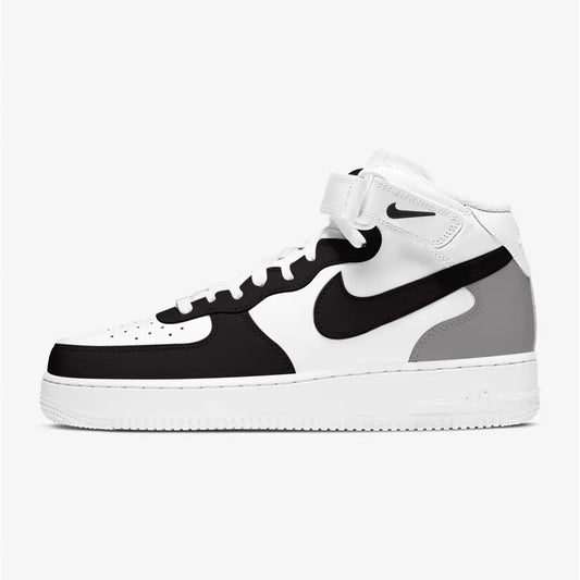 Custom Shoe Black and Grey