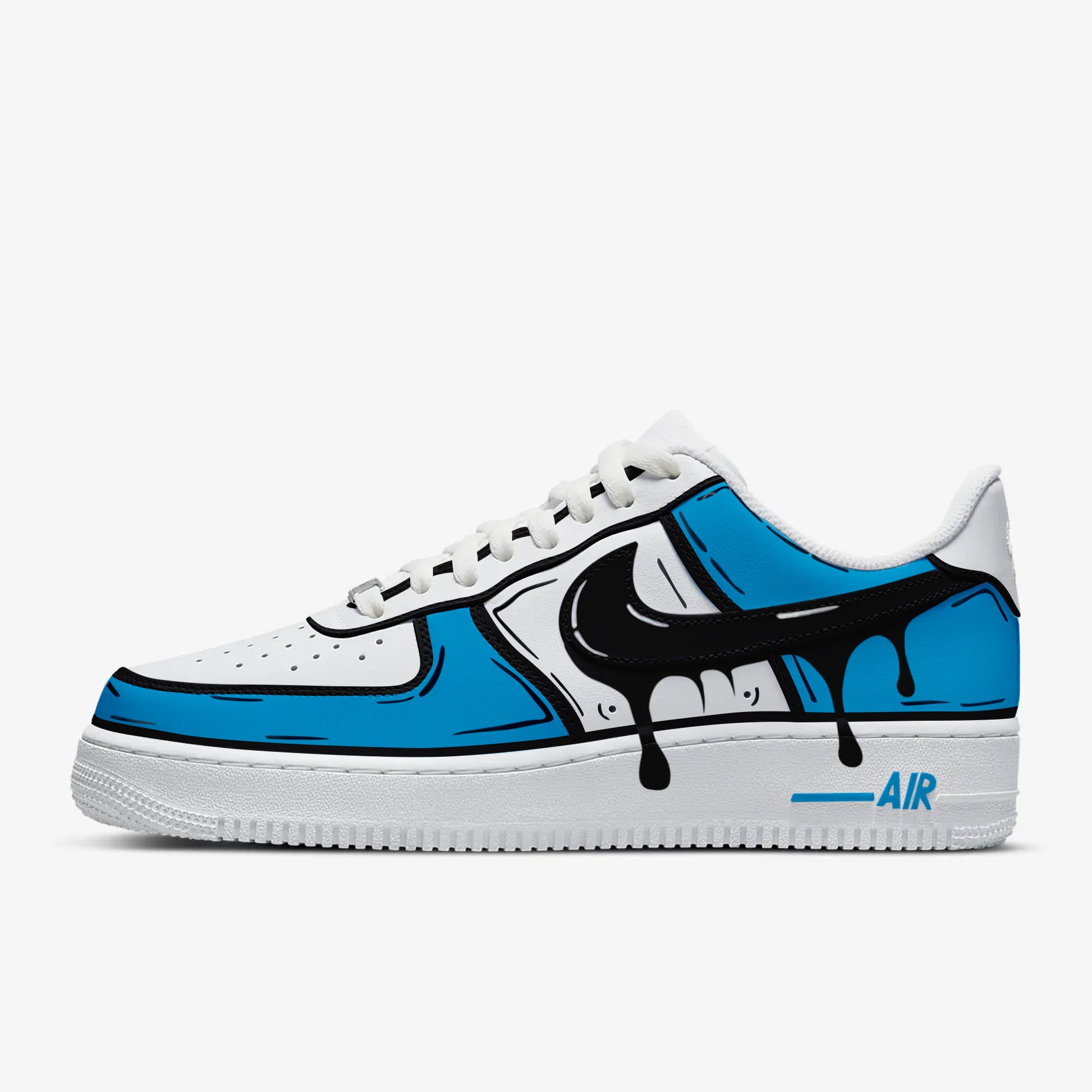 Cartoon Drip Cartoon Custom Nike Air Force Custom Shoe Designs Air