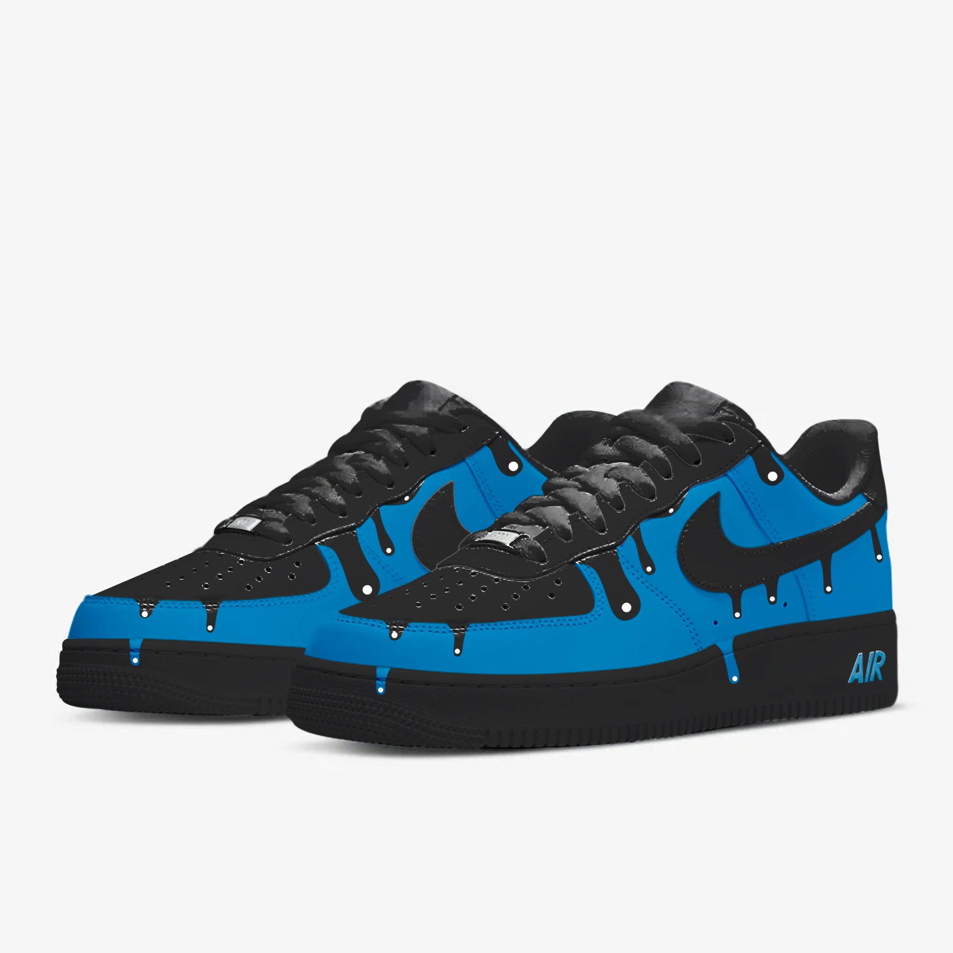 Customised Air Force 1 Blue